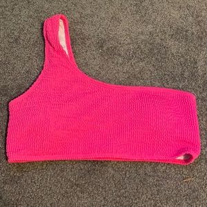One shoulder bikini top